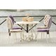 Кованый обеденный стол Аделаида 5 Айвори Bo19010_1562