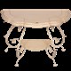 Кованый стол консоль Аделаида-2 Айвори Bo19005_4281