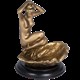 Подставка для украшений Девушка на ракушке Бронза Bo22570_296