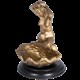Подставка для украшений Девушка на ракушке Бронза Bo22570_296