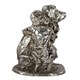 Статуэтка Девочка с собакой Античное Серебро Bo22594_854