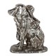 Статуэтка Девочка с собакой Античное Серебро Bo22594_854