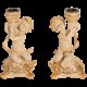 Подсвечник Путти пара Айвори Bo22107_1336