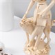 Скульптура Девушка с собакой Айвори Bo22675_3936