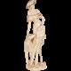 Скульптура Девушка с собакой Айвори Bo22675_3936