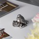 Статуэтка Птичка Зарничка Античное серебро Bo22694_4125