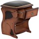 Табурет с ящиком Марта Шоколад рептилия Bo11175_2317