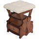 Табурет с ящиком Марта 2 Молочный Bo11178_2321
