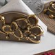 Сувенир Салфетница Орхидея Мильтония Бронза Bo22670_3203
