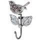 Настенный крючок Птичка Терра Античное серебро Bo22664_3637