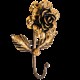 Настенный крючок Роза Прованса Баккара Бронза Bo75099_3843