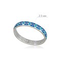Кольцо из серебра «Седмица», голубая Fil6.33-212