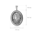Серебряная подвеска «Камея Гонзага» Fil7.61-618