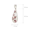 Подвеска «Верона», розовая Fil71.190э-718