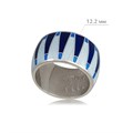Кольцо из серебра «Тамтам», синяя Fil61.117-833