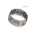 Кольцо из серебра «Вологодские Кружева» Fil61.106-920