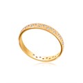 Кольцо из серебра с фианитами (золочение) Fil6.38з-932