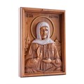 Резная икона "Святая Блаженная Матрона Московская" RM100016 - фото 81017