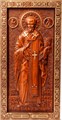 Резная икона "Николай Тульский" RM100066 - фото 81067
