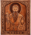 Резная икона "Спиридон Тримифунтский" RM100045 - фото 81218