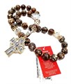 Четки ювелирные православные с серебряным крестом из яшмы, 30 камней 52310
