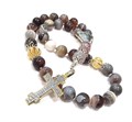Четки ювелирные из бразильского агата "Молитва кресту Господню" 52313