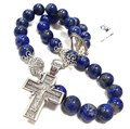 Четки ювелирные из натурального лазурита «Иисусова молитва» 52318