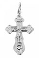 Крест серебрянный, с корундами, Царь Славы, 1.39 гр. 225906
