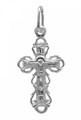 Крест серебрянный, с корундами, Эпифания, 0.88 гр. 226488
