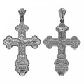 Крест серебрянный, с корундами, Эпифания, 10.60 гр. 225129