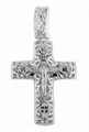 Крест серебрянный, с корундами, Спаси и сохрани, Аксиос, 1.85 гр. ПР.К.000133