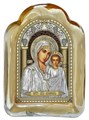 Икона освященная Казанская Божья Матерь на золотом стекле 53219 - фото 82983