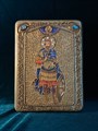 Настольная икона Святой мученик Иоанн Воин на мореном дубе 15х10 20185 - фото 83330