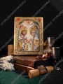 Подарочная икона Петр и Февронья на мореном дубе 20х15 20480 - фото 83848
