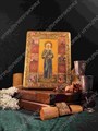 Настольная икона Блаженная старица Матрона Московская на мореном дубе 15х10 20579 - фото 83870