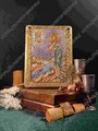 Настольная икона Преподобный Алексий, человек Божий на мореном дубе 15х10 21088 - фото 83873