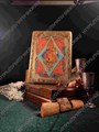 Настольная икона Божией матери Неопалимая купина на мореном дубе 15х10 20758 - фото 83881