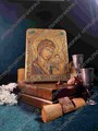 Подарочная икона Образ Казанской Божией Матери на мореном дубе 20х15 20784
