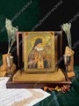 Подарочная икона Святитель Лука Симферопольский, архиепископ Крымский на мореном дубе 20х15 20337 - фото 83949