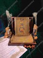 Подарочная икона Святой мученик Иоанн Воин на мореном дубе 20х15 20983 - фото 83965