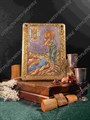 Настольная икона Преподобный Алексий человек Божий на дубе 10х15 см. 234168
