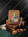 Настольная икона Господь Вседержитель на дубе 10х15 см. 234137