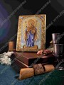 Настольная икона Божией Матери Нерушимая Стена на дубе 10х15 см. 234289