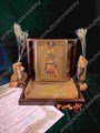 Подарочная икона Святой мученик Иоанн Воин на дубе 15х20 см. 234439