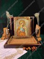 Настольная икона Святая Равноапостольная Мария Магдалина на дубе 10х15 см. 234210