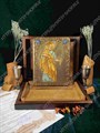 Настольная икона Первоверховный апостол Петр на дубе 10х15 см. 234158