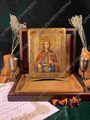 Настольная икона Святая великомученица Екатерина на дубе 10х15 см. 234188