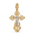 Крест золотой, с алмазной и лазерной огранкой. Вес  2,15 гр. MG125