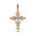 Крест золотой, с алмазной и лазерной огранкой. Вес  3,1 гр. MG142