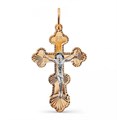 Крест золотой, с алмазной и лазерной огранкой. Вес  1,51 гр. MG144